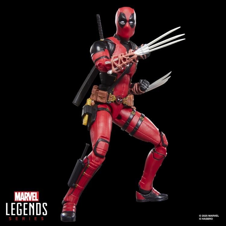 Deadpool & Wolverine Marvel Legends Deluxe Deadpool Action Figure with Dogpool Gallery Image 6