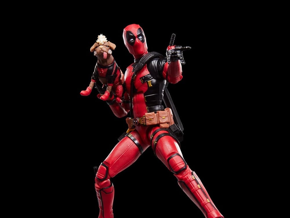Deadpool & Wolverine Marvel Legends Deluxe Deadpool Action Figure with Dogpool Gallery Image 1