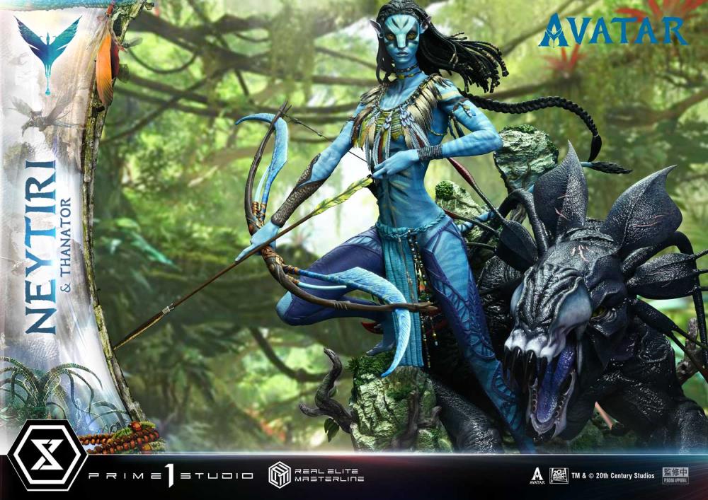 Avatar Real Elite Masterline Neytiri & Thanator 1/4 Scale Statue Gallery Image 8