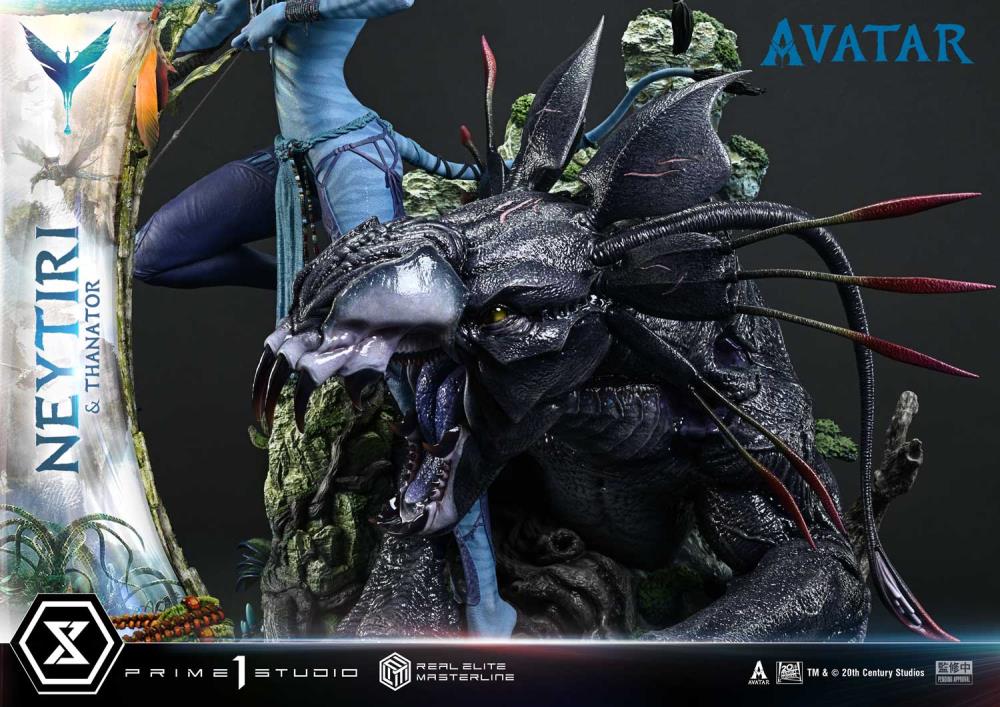 Avatar Real Elite Masterline Neytiri & Thanator 1/4 Scale Statue Gallery Image 33