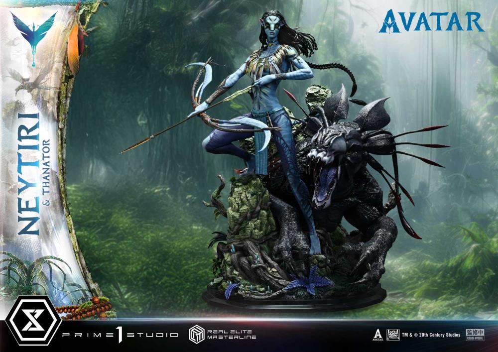 Avatar Real Elite Masterline Neytiri & Thanator 1/4 Scale Statue Gallery Image 4