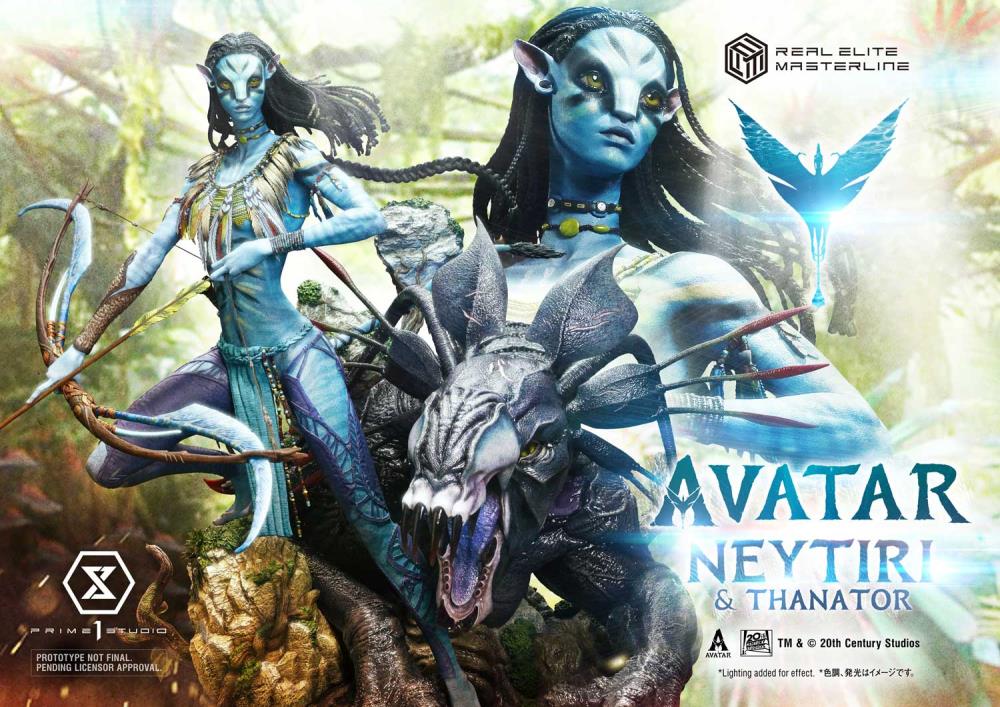 Avatar Real Elite Masterline Neytiri & Thanator 1/4 Scale Statue Gallery Image 3