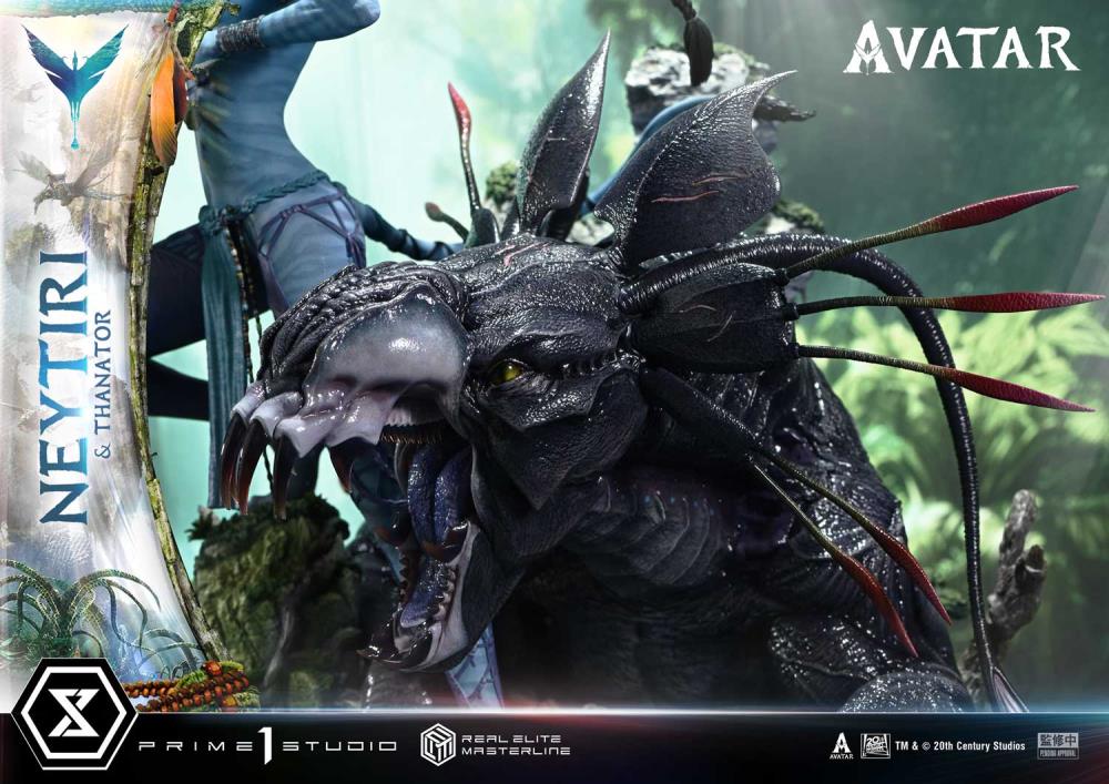 Avatar Real Elite Masterline Neytiri & Thanator 1/4 Scale Statue Gallery Image 9
