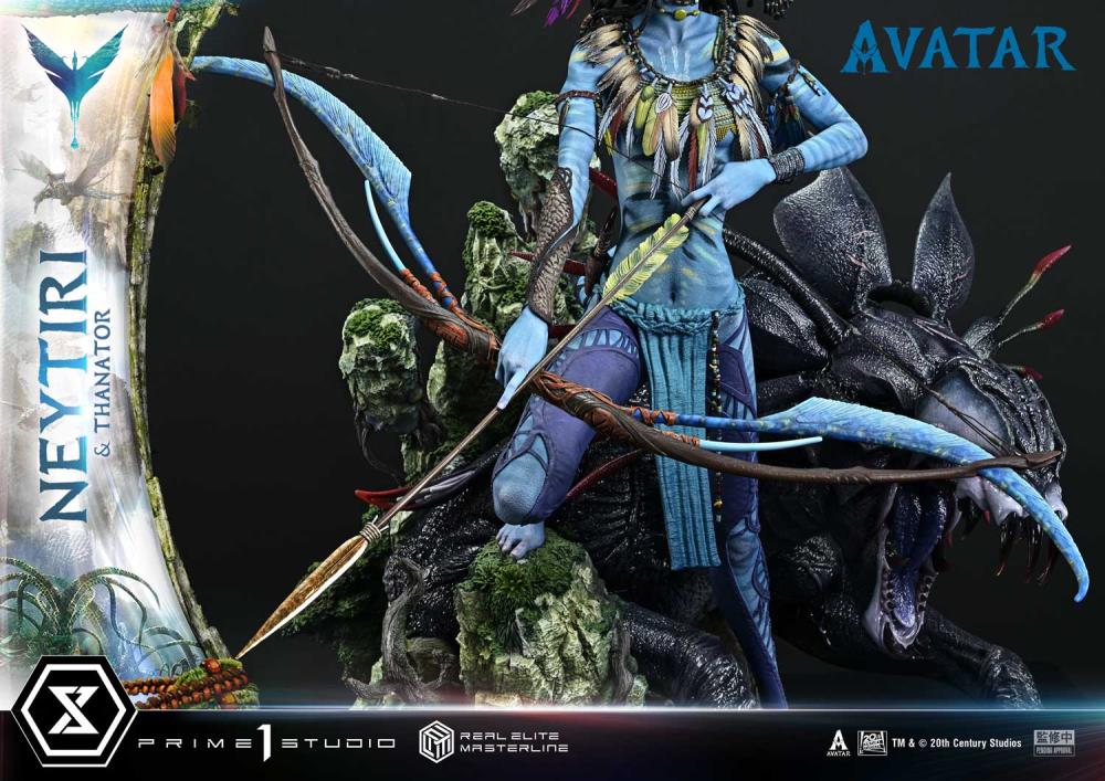 Avatar Real Elite Masterline Neytiri & Thanator (Deluxe Ver.) 1/4 Scale Statue Gallery Image 50