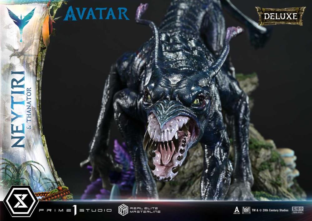 Avatar Real Elite Masterline Neytiri & Thanator (Deluxe Ver.) 1/4 Scale Statue Gallery Image 32
