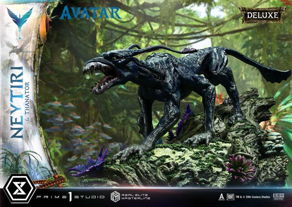 Avatar Real Elite Masterline Neytiri & Thanator (Deluxe Ver.) 1/4 Scale Statue Gallery Image 12