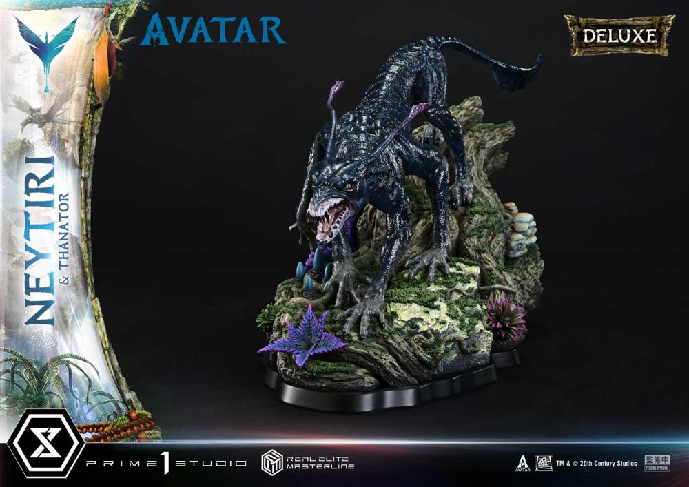Avatar Real Elite Masterline Neytiri & Thanator (Deluxe Ver.) 1/4 Scale Statue Gallery Image 28