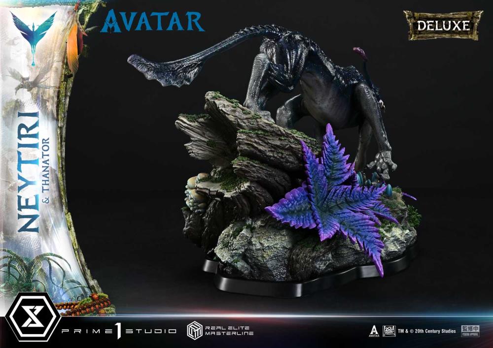 Avatar Real Elite Masterline Neytiri & Thanator (Deluxe Ver.) 1/4 Scale Statue Gallery Image 31