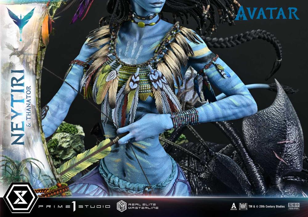 Avatar Real Elite Masterline Neytiri & Thanator (Deluxe Ver.) 1/4 Scale Statue Gallery Image 49