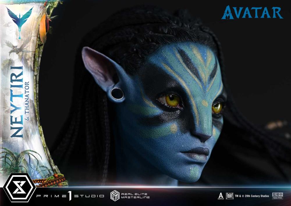 Avatar Real Elite Masterline Neytiri & Thanator (Deluxe Ver.) 1/4 Scale Statue Gallery Image 42
