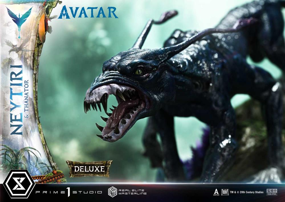Avatar Real Elite Masterline Neytiri & Thanator (Deluxe Ver.) 1/4 Scale Statue Gallery Image 17