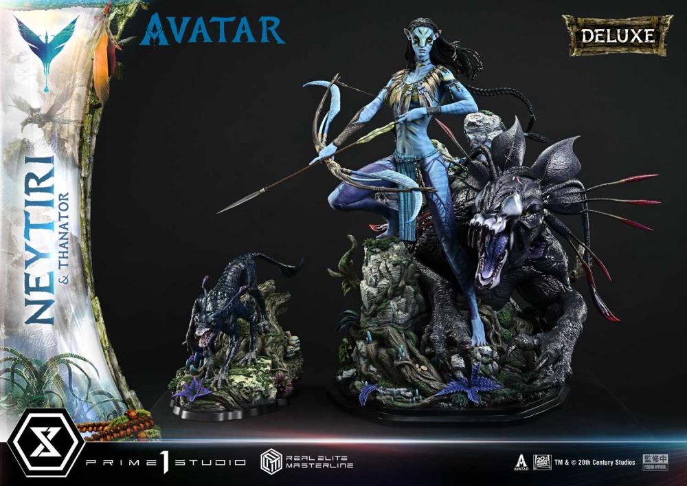 Avatar Real Elite Masterline Neytiri & Thanator (Deluxe Ver.) 1/4 Scale Statue Gallery Image 27