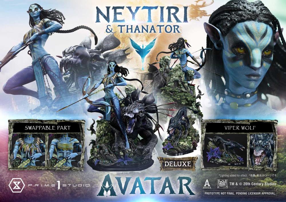 Avatar Real Elite Masterline Neytiri & Thanator (Deluxe Ver.) 1/4 Scale Statue Gallery Image 60
