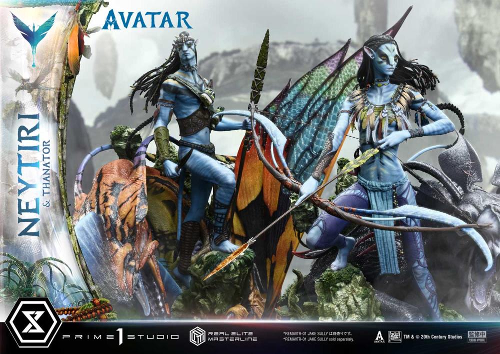 Avatar Real Elite Masterline Neytiri & Thanator (Deluxe Ver.) 1/4 Scale Statue Gallery Image 59