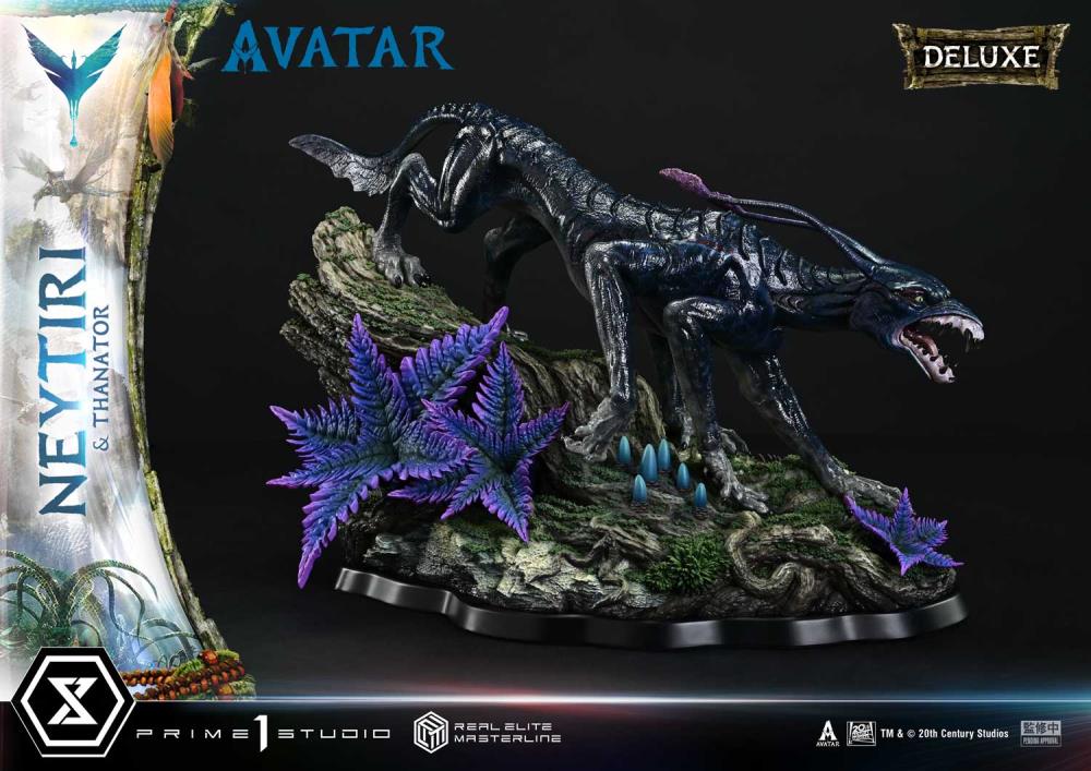 Avatar Real Elite Masterline Neytiri & Thanator (Deluxe Ver.) 1/4 Scale Statue Gallery Image 29