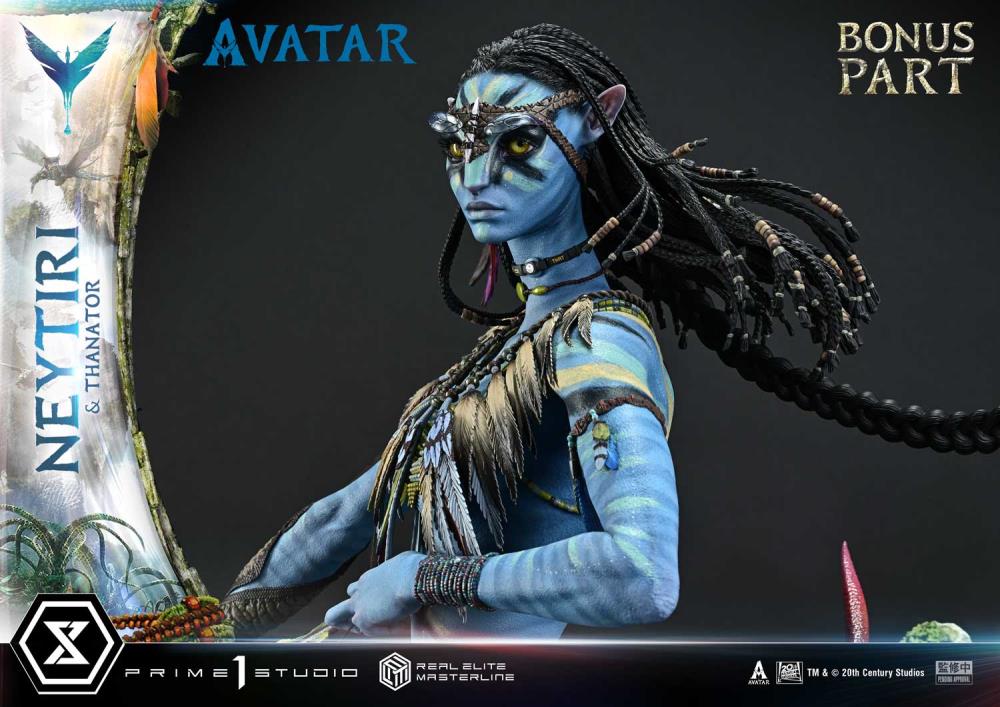 Avatar Real Elite Masterline Neytiri & Thanator (Deluxe Bonus Ver.) Limited Edition 1/4 Scale Statue Gallery Image 65