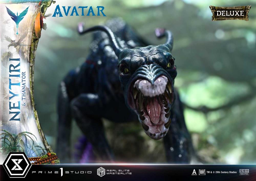 Avatar Real Elite Masterline Neytiri & Thanator (Deluxe Bonus Ver.) Limited Edition 1/4 Scale Statue Gallery Image 27