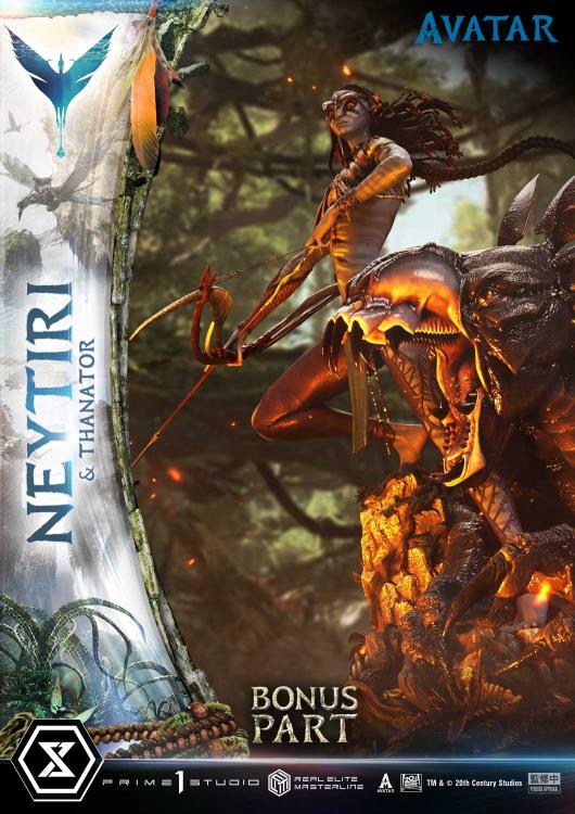 Avatar Real Elite Masterline Neytiri & Thanator (Deluxe Bonus Ver.) Limited Edition 1/4 Scale Statue Gallery Image 31