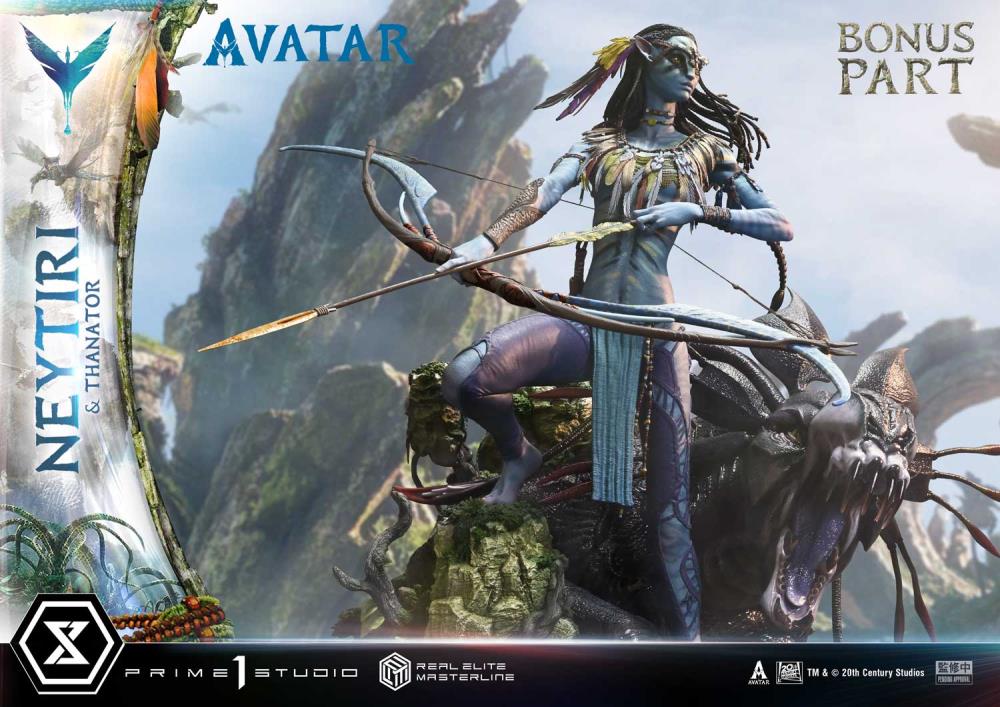 Avatar Real Elite Masterline Neytiri & Thanator (Deluxe Bonus Ver.) Limited Edition 1/4 Scale Statue Gallery Image 36