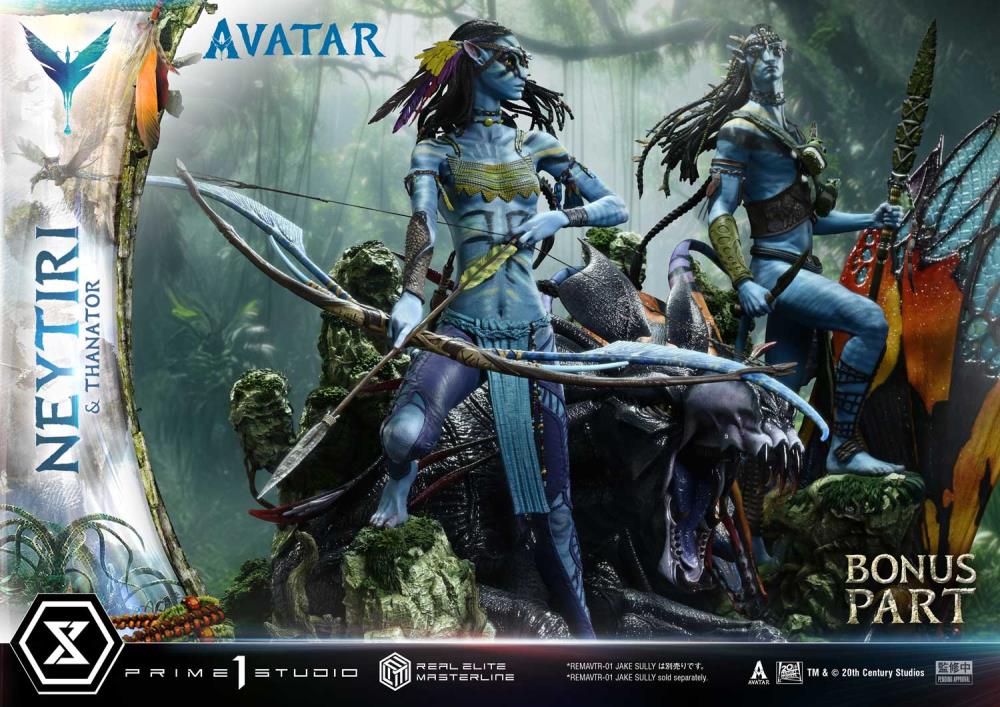 Avatar Real Elite Masterline Neytiri & Thanator (Deluxe Bonus Ver.) Limited Edition 1/4 Scale Statue Gallery Image 80