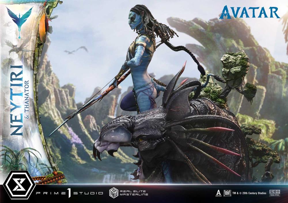 Avatar Real Elite Masterline Neytiri & Thanator (Deluxe Bonus Ver.) Limited Edition 1/4 Scale Statue Gallery Image 33