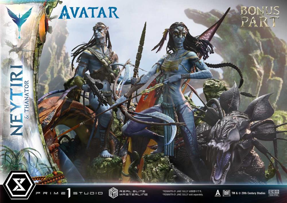 Avatar Real Elite Masterline Neytiri & Thanator (Deluxe Bonus Ver.) Limited Edition 1/4 Scale Statue Gallery Image 82