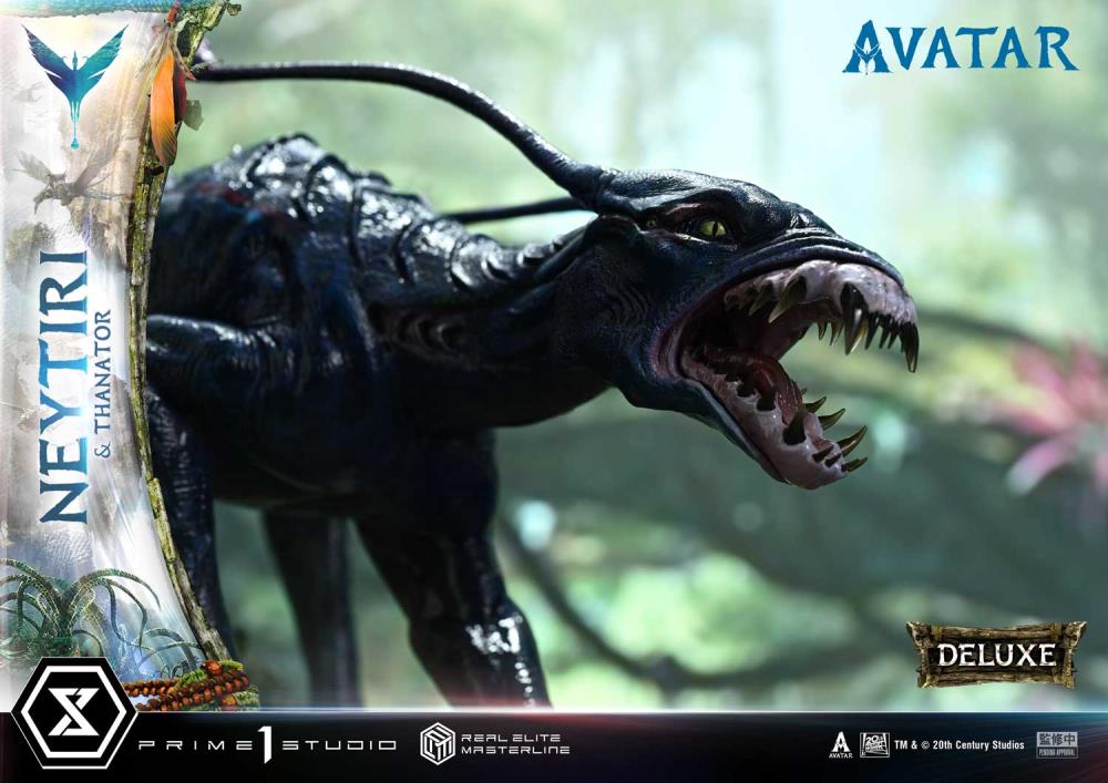 Avatar Real Elite Masterline Neytiri & Thanator (Deluxe Bonus Ver.) Limited Edition 1/4 Scale Statue Gallery Image 26