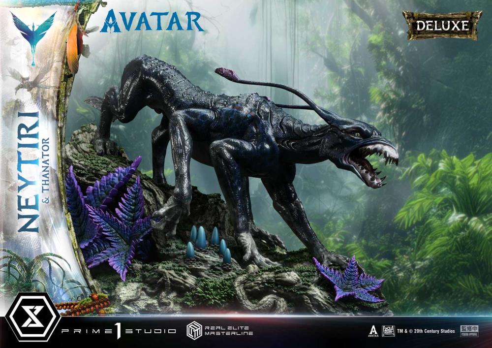 Avatar Real Elite Masterline Neytiri & Thanator (Deluxe Bonus Ver.) Limited Edition 1/4 Scale Statue Gallery Image 13