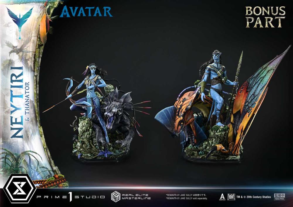 Avatar Real Elite Masterline Neytiri & Thanator (Deluxe Bonus Ver.) Limited Edition 1/4 Scale Statue Gallery Image 76