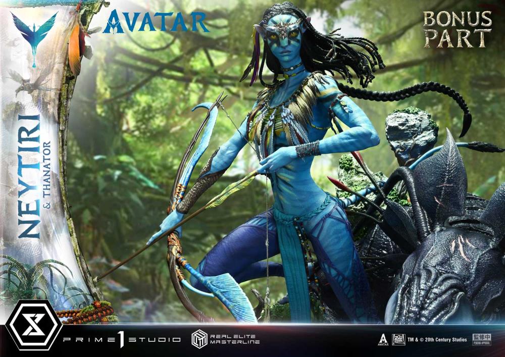 Avatar Real Elite Masterline Neytiri & Thanator (Deluxe Bonus Ver.) Limited Edition 1/4 Scale Statue Gallery Image 20