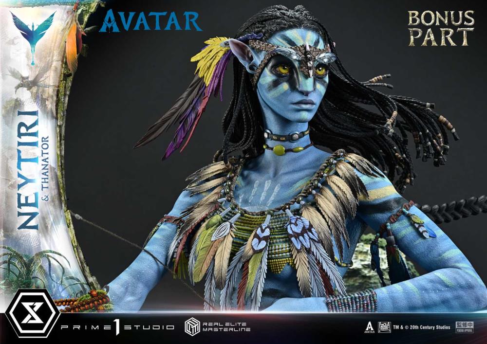 Avatar Real Elite Masterline Neytiri & Thanator (Deluxe Bonus Ver.) Limited Edition 1/4 Scale Statue Gallery Image 63