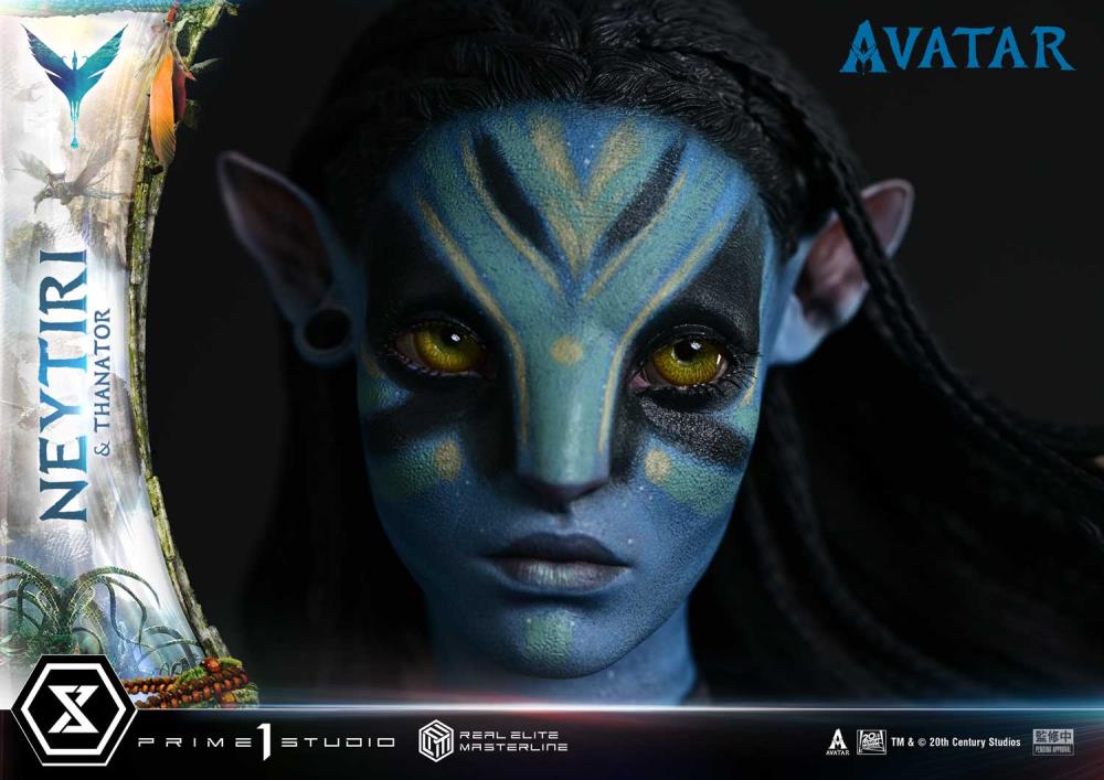 Avatar Real Elite Masterline Neytiri & Thanator (Deluxe Bonus Ver.) Limited Edition 1/4 Scale Statue Gallery Image 54