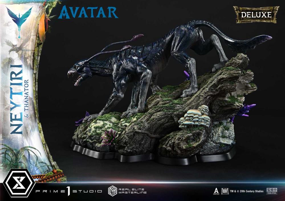 Avatar Real Elite Masterline Neytiri & Thanator (Deluxe Bonus Ver.) Limited Edition 1/4 Scale Statue Gallery Image 44