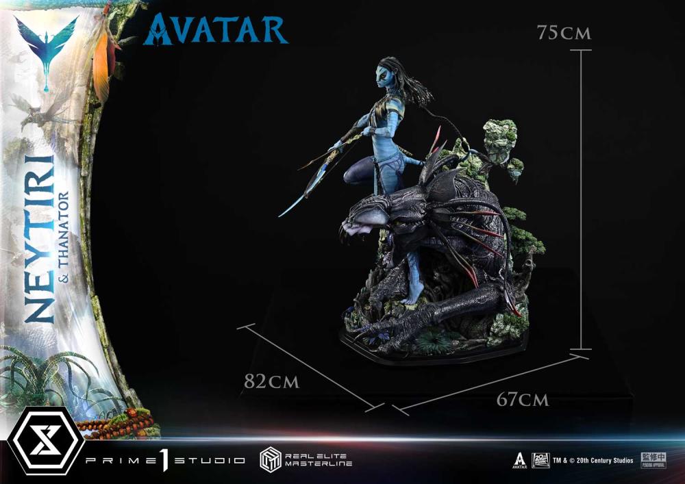 Avatar Real Elite Masterline Neytiri & Thanator (Deluxe Bonus Ver.) Limited Edition 1/4 Scale Statue Gallery Image 73