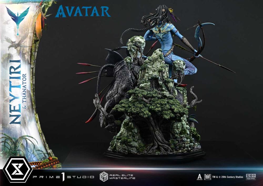 Avatar Real Elite Masterline Neytiri & Thanator (Deluxe Bonus Ver.) Limited Edition 1/4 Scale Statue Gallery Image 52