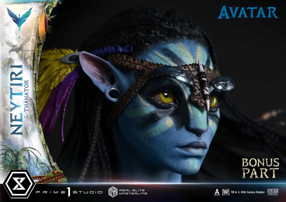 Avatar Real Elite Masterline Neytiri & Thanator (Deluxe Bonus Ver.) Limited Edition 1/4 Scale Statue Gallery Image 59