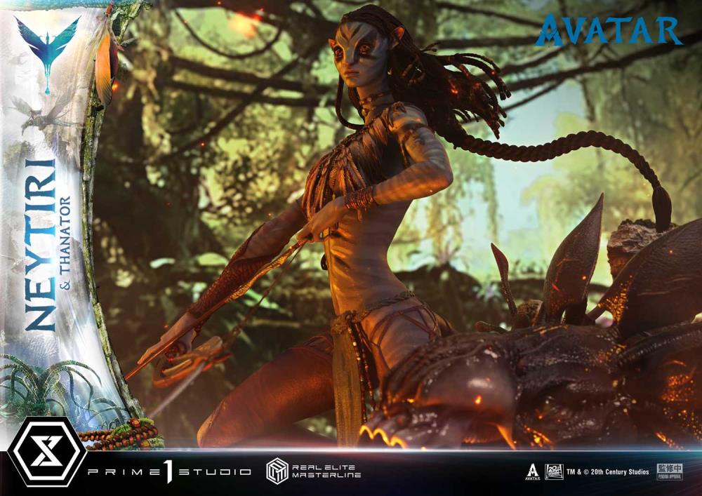 Avatar Real Elite Masterline Neytiri & Thanator (Deluxe Bonus Ver.) Limited Edition 1/4 Scale Statue Gallery Image 30