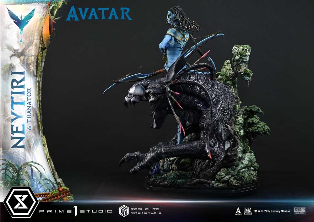 Avatar Real Elite Masterline Neytiri & Thanator (Deluxe Bonus Ver.) Limited Edition 1/4 Scale Statue Gallery Image 50