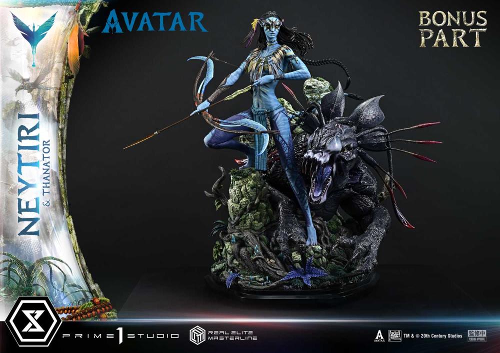 Avatar Real Elite Masterline Neytiri & Thanator (Deluxe Bonus Ver.) Limited Edition 1/4 Scale Statue Gallery Image 41
