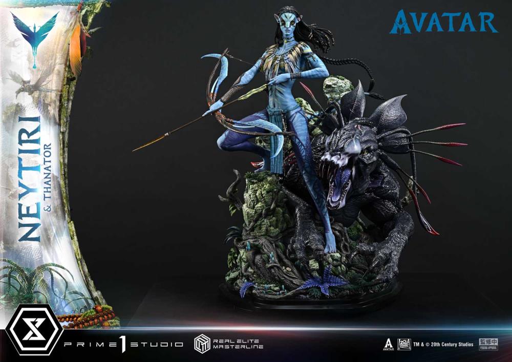 Avatar Real Elite Masterline Neytiri & Thanator (Deluxe Bonus Ver.) Limited Edition 1/4 Scale Statue Gallery Image 49