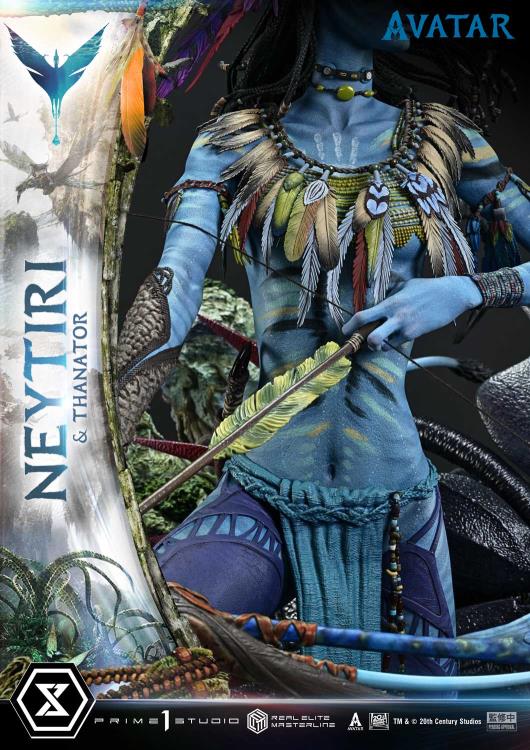 Avatar Real Elite Masterline Neytiri & Thanator (Deluxe Bonus Ver.) Limited Edition 1/4 Scale Statue Gallery Image 67