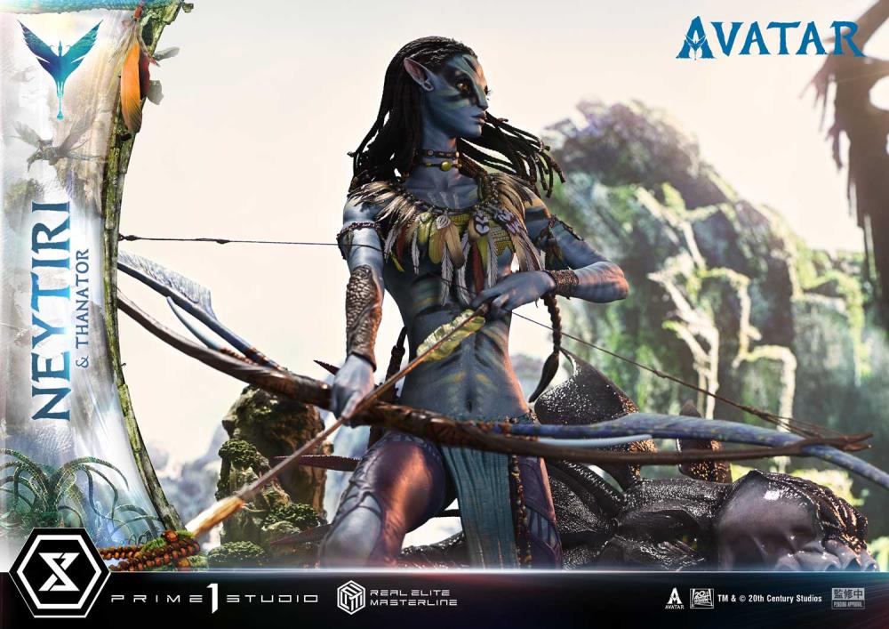 Avatar Real Elite Masterline Neytiri & Thanator (Deluxe Bonus Ver.) Limited Edition 1/4 Scale Statue Gallery Image 34