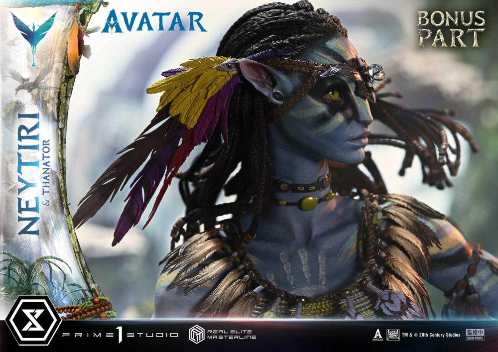 Avatar Real Elite Masterline Neytiri & Thanator (Deluxe Bonus Ver.) Limited Edition 1/4 Scale Statue Gallery Image 38