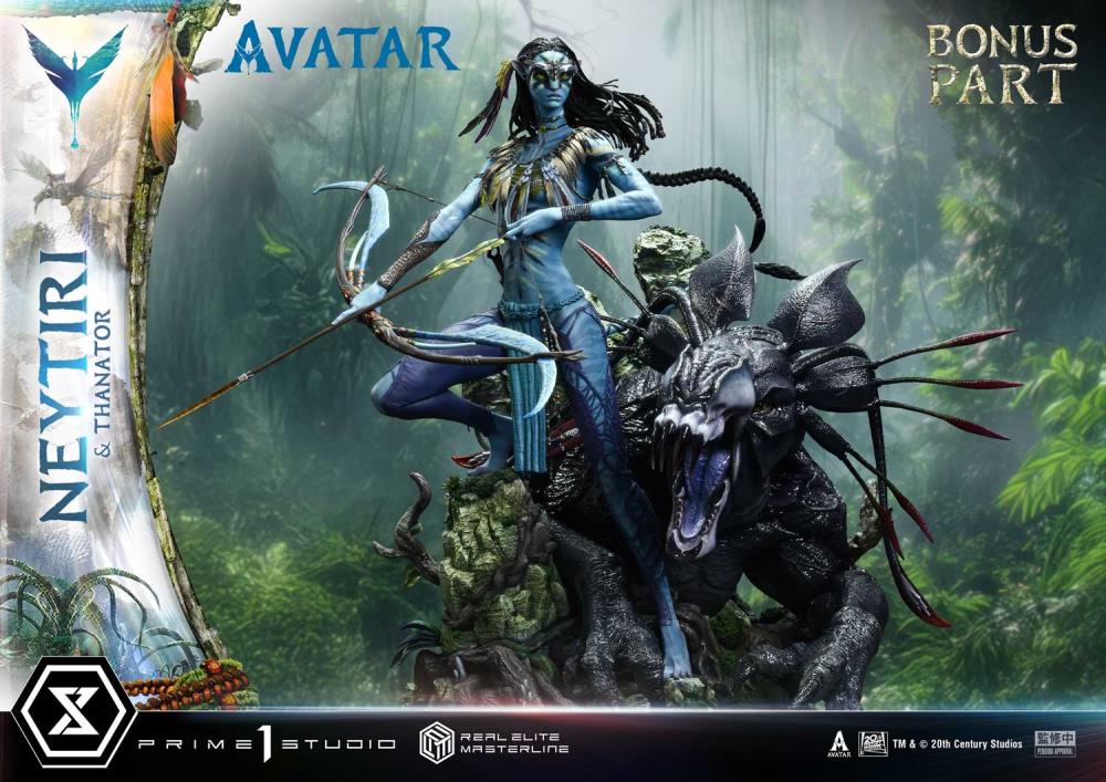 Avatar Real Elite Masterline Neytiri & Thanator (Deluxe Bonus Ver.) Limited Edition 1/4 Scale Statue Gallery Image 5