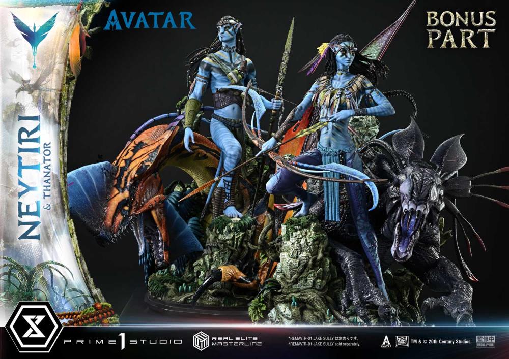 Avatar Real Elite Masterline Neytiri & Thanator (Deluxe Bonus Ver.) Limited Edition 1/4 Scale Statue Gallery Image 74