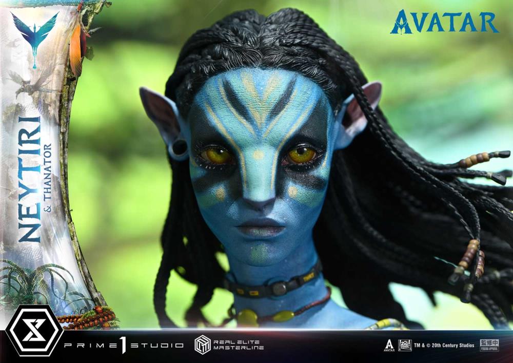 Avatar Real Elite Masterline Neytiri & Thanator (Deluxe Bonus Ver.) Limited Edition 1/4 Scale Statue Gallery Image 16