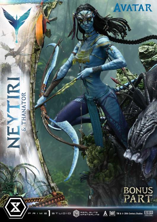 Avatar Real Elite Masterline Neytiri & Thanator (Deluxe Bonus Ver.) Limited Edition 1/4 Scale Statue Gallery Image 9