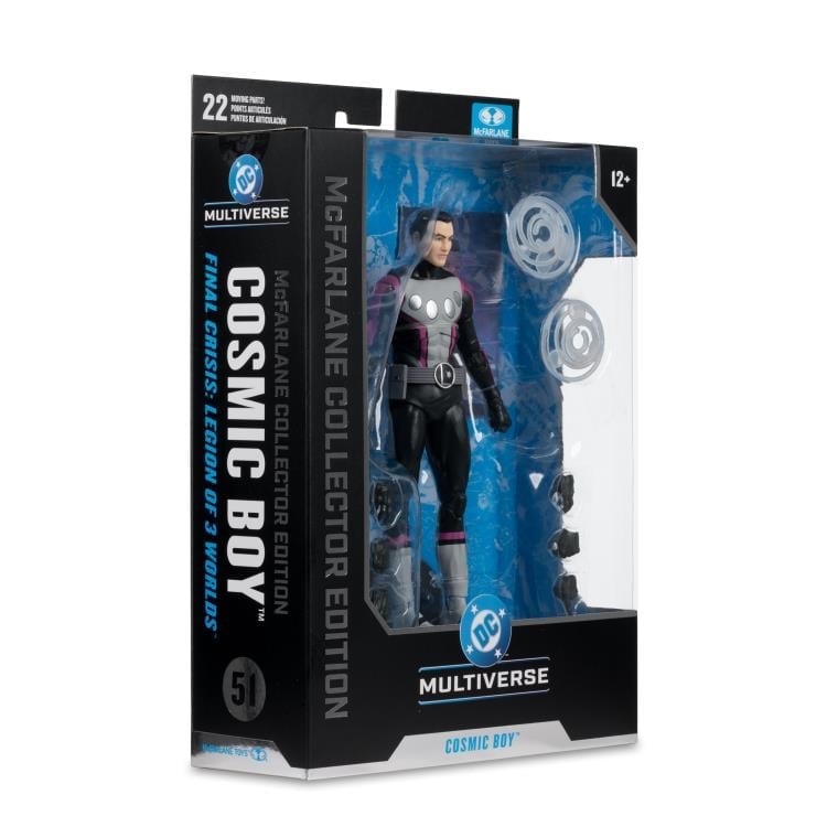 Final Crisis: Legion of 3 Worlds DC Multiverse Collector Edition Cosmic Boy Action Figure Gallery Image 13