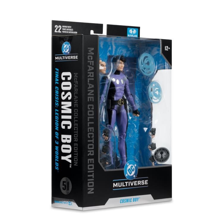 Final Crisis: Legion of 3 Worlds DC Multiverse Collector Edition Cosmic Boy Action Figure (Chase) Gallery Image 9