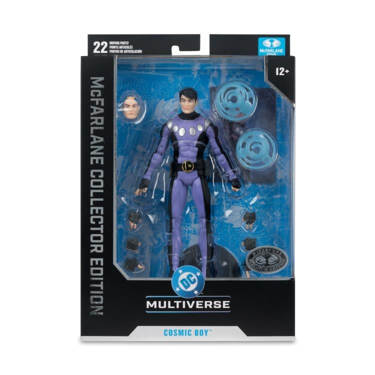 Final Crisis: Legion of 3 Worlds DC Multiverse Collector Edition Cosmic Boy Action Figure (Chase) Gallery Image 8
